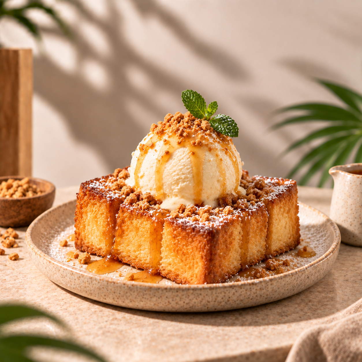 Ice cream Toast